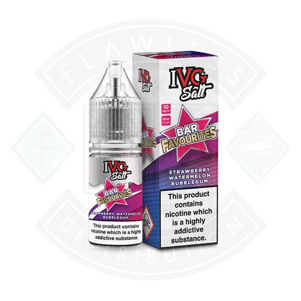 IVG Salt Bar Favourites Strawberry Watermelon Bubblegum Nic Salt