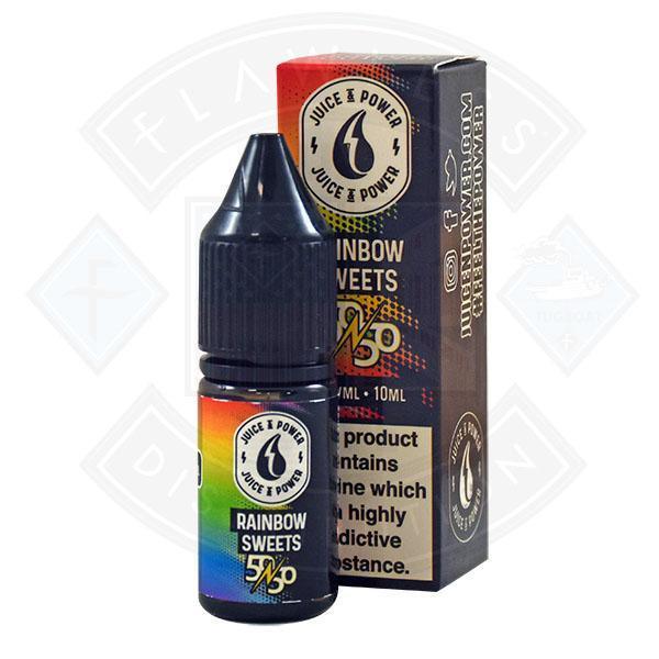 Juice N Power 50:50 Rainbow Sweet 10ml