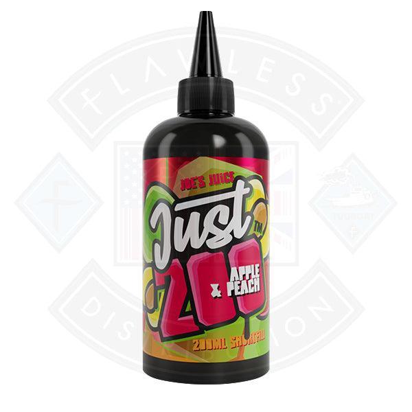 Just 200 by Joe's Juice Apple & Peach 0mg 200ml Shortfill