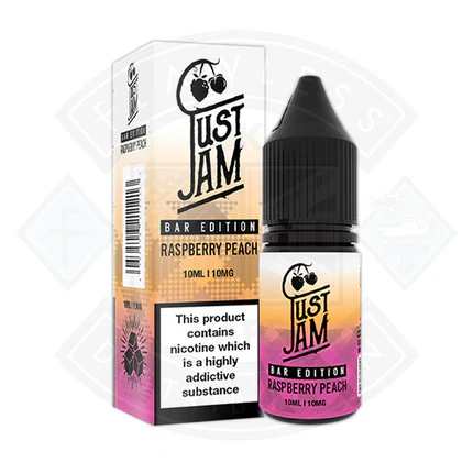 Just Jam - Raspberry Peach Bar Edition Nic Salts 10ml