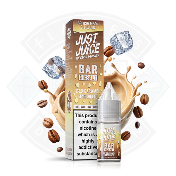 Just Juice Bar Nic Salt - Iced Carmel Macchiato 10ml