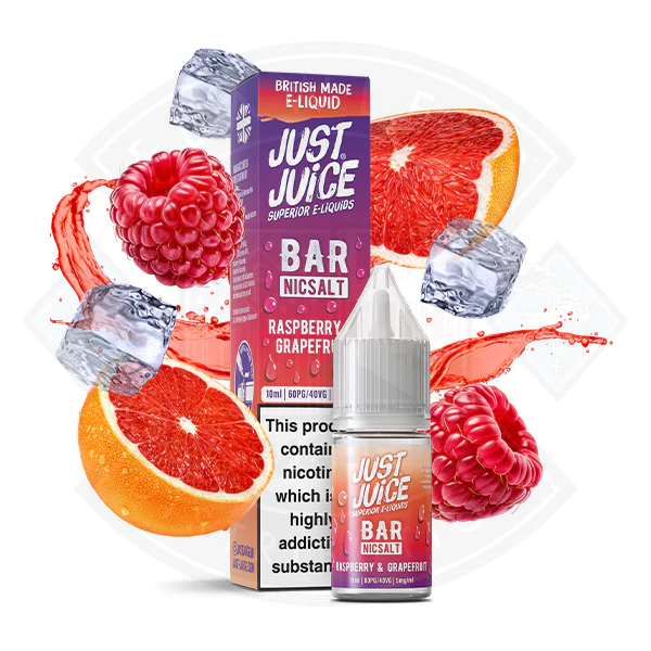 Just Juice Bar Nic Salt - Raspberry & Grapefruit 10ml - Image 3