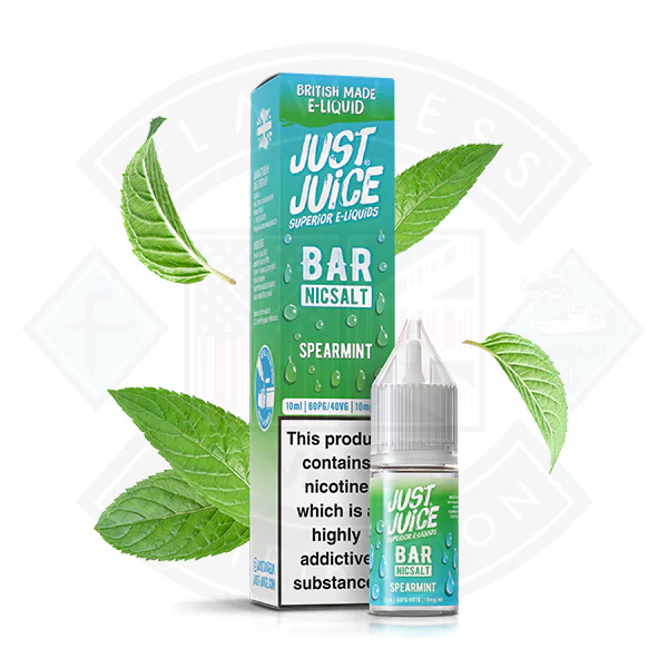 Just Juice Bar Nic Salt - Spearmint 10ml - Image 2