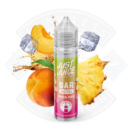 Just Juice Bar - Tropical Peach 40ml 0mg Shortfill E-Liquid