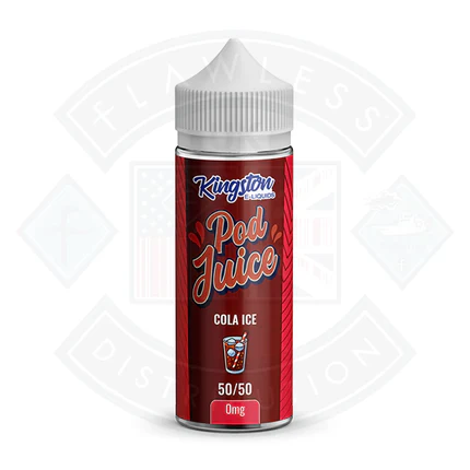Kingston Cola Ice Pod Juice 50/50 0mg 100ml Shortfill