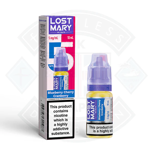 LOST MARY Blueberry Cherry Cranberry Nic Salts E-Liquid 10ml - Image 3