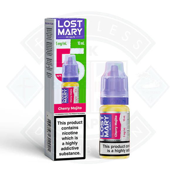 LOST MARY Cherry Mojito Nic Salts E-Liquid 10ml - Image 3
