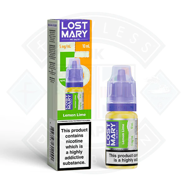 LOST MARY Lemon Lime Nic Salts E-Liquid 10ml - Image 3
