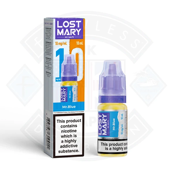 LOST MARY Mr Blue Nic Salts E-Liquid 10ml - Image 2