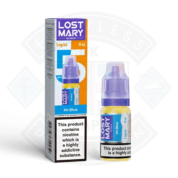 LOST MARY Mr Blue Nic Salts E-Liquid 10ml - Image 3