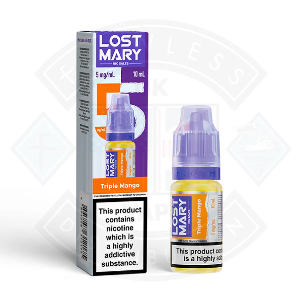 LOST MARY Triple Mango Nic Salts E-Liquid 10ml - Image 3