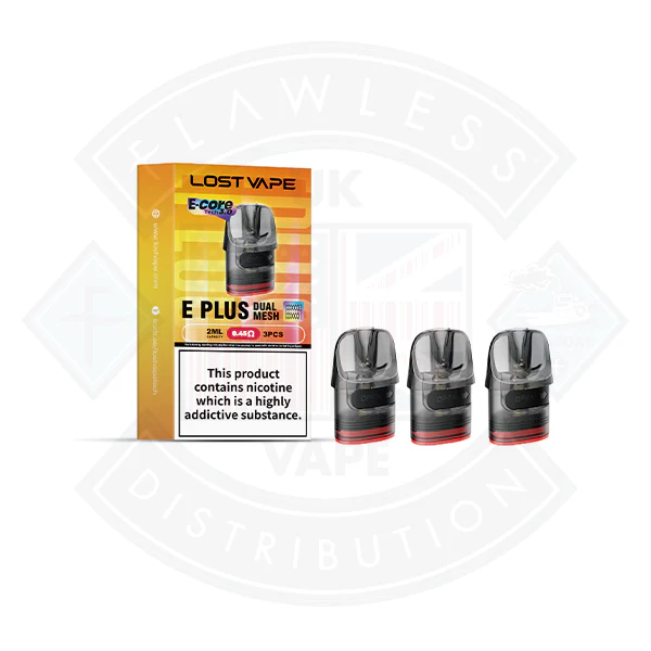 Lost Vape E Plus DUAL MESH Cartridge 3pcs/pack - Image 3