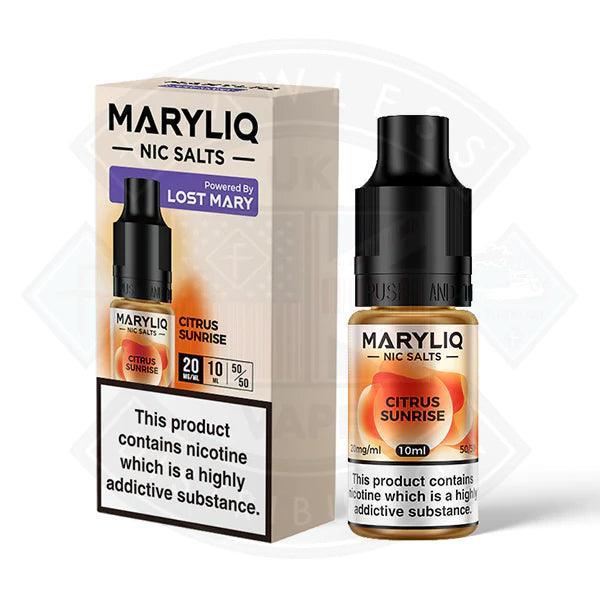 Lost Mary Maryliq Citrus Sunrise 10ml Nic Salt