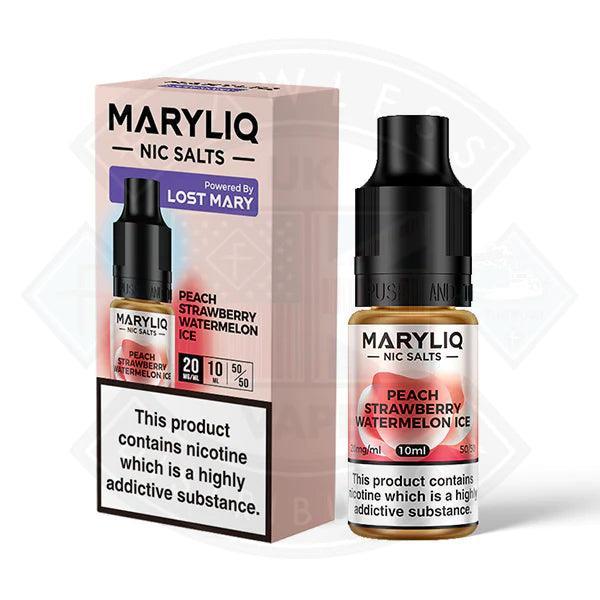 Lost Mary Maryliq Peach Strawberry Watermelon Ice 10ml Nic Salt
