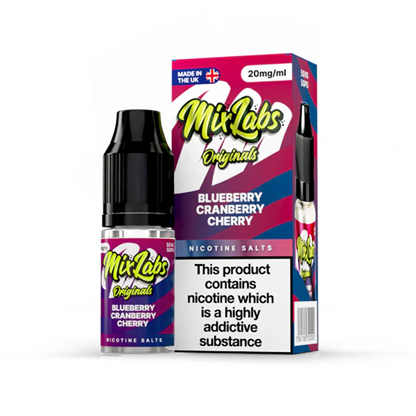 Mix Labs Salts 10ml Blueberry Cranberry Cherry - Image 2