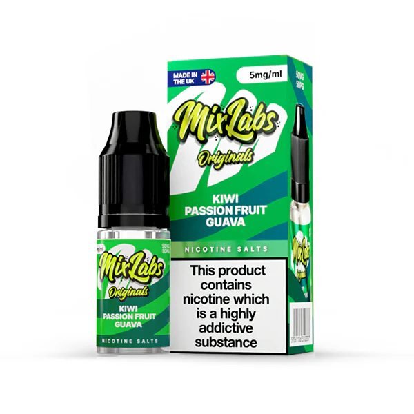 Mix Labs Salts 10ml Kiwi Passionfruit Guava - Image 3