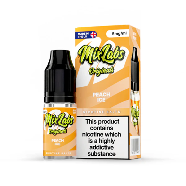 Mix Labs Salts 10ml Peach Ice - Image 3