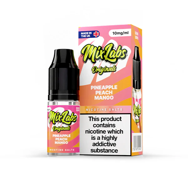 Mix Labs Salts 10ml Pineapple Peach Mango