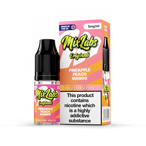 Mix Labs Salts 10ml Pineapple Peach Mango - Image 3