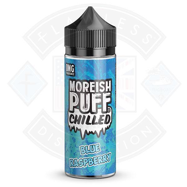 Moreish Puff Chilled Blue Raspberry 0mg 100ml Shortfill E-liquid