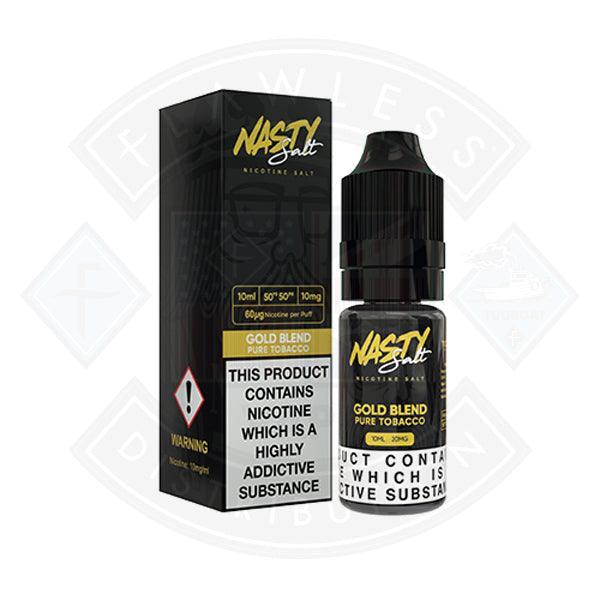 Nasty Juice Nasty Salt Gold Blend 10mg 10ml e-liquid