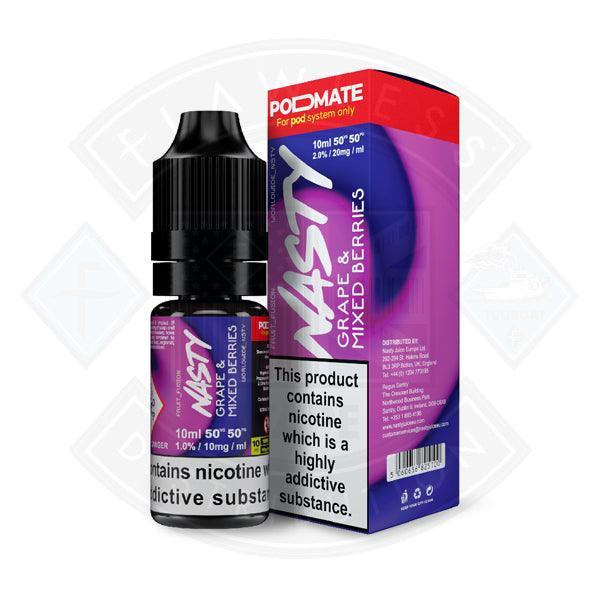 Nasty Juice PodMate Salt - Grape & Mixed Berries 10ml e-liquid
