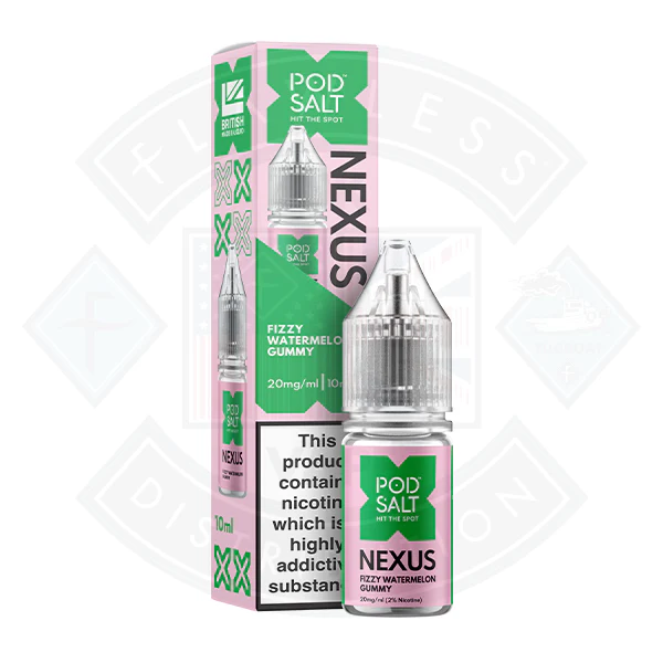 Nexus Pod Salt Fizzy Watermelon Gummy 10ml - Image 3