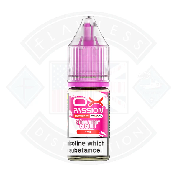 OX Passion Strawberry Coconut Nic Salt 10ml by Oxva