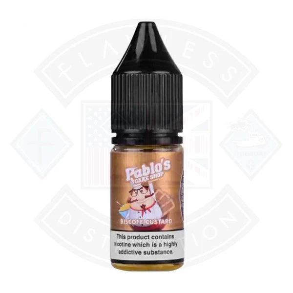 Pablos Cake Shop Salt Biscoff Custard 10ml