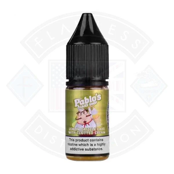 Pablos Cake Shop Salt Lemon Drizzle Cake with Clotted Cream 10ml