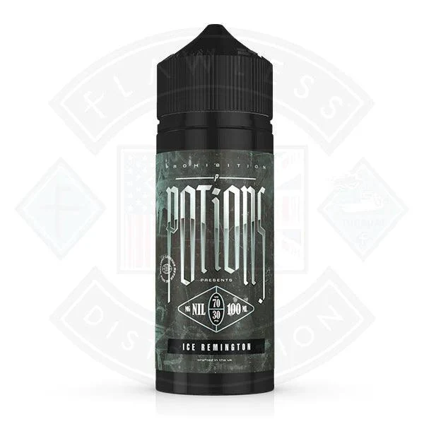 Potions - Ice Remington 0mg 100ml Shortfill