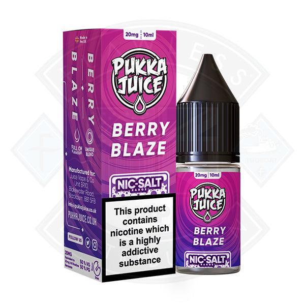 Pukka Juice - Nic Salt Berry Blaze 10ml 10mg E-liquid