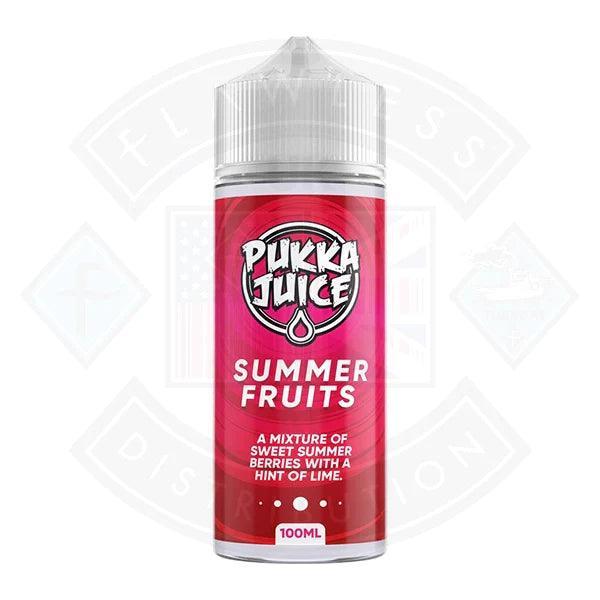 Pukka Juice Summer Fruits 100ml 0mg Shortfill E-liquid