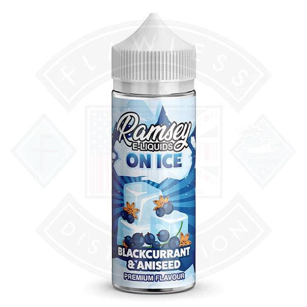 Ramsey E-Liquids on Ice - Blackcurrant Aniseed 0mg 100ml Shortfill