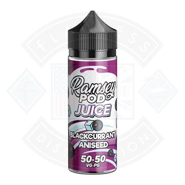Ramsey Pod Juice Blackcurrant Aniseed 0mg 100ml Shortfill