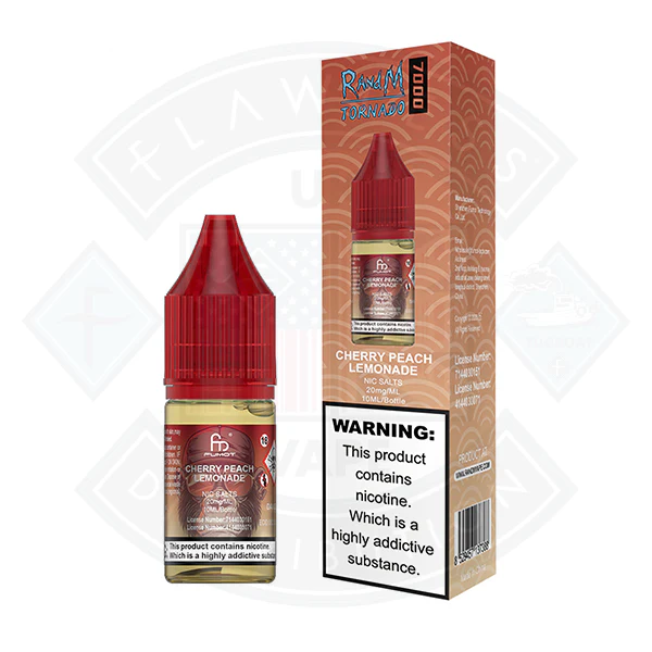 RandM 7000 Nic Salt 10ml - Cherry Peach Lemonade - Image 2
