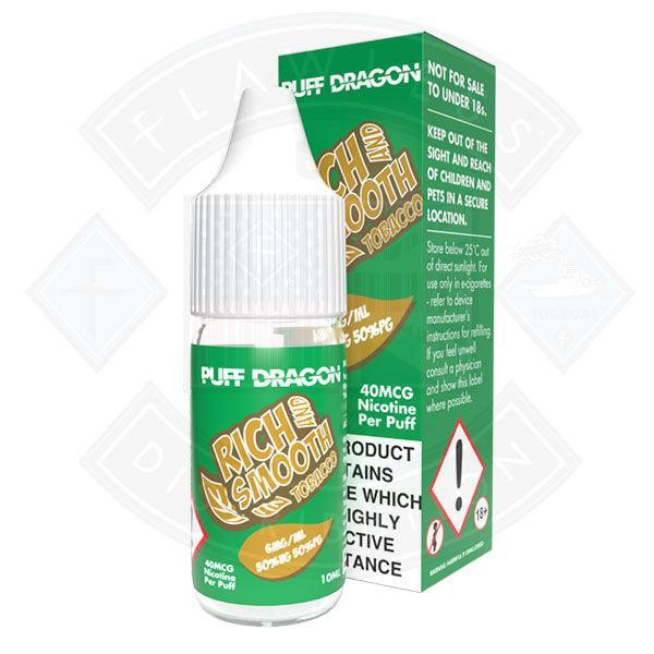 Puff Dragon Rich and Smooth Tobacco E liquid 10ml - Image 4