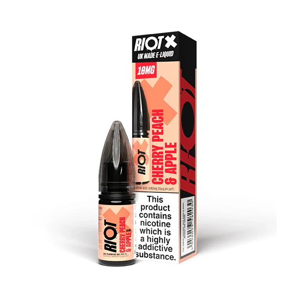 Riot X Salt 10ml Cherry Peach & Apple