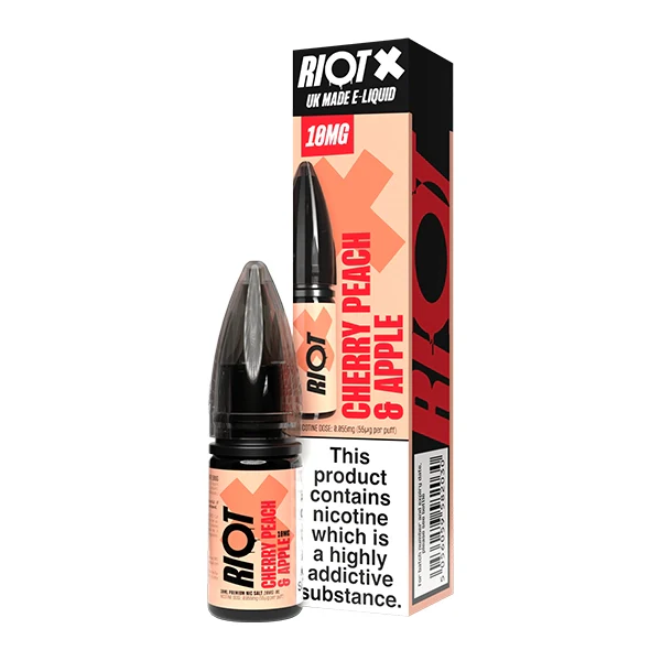 Riot X Salt 10ml Cherry Peach & Apple - Image 2
