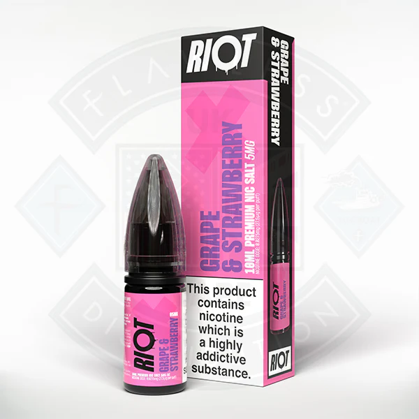 Riot X Salt 10ml Grape Strawberry - Image 3