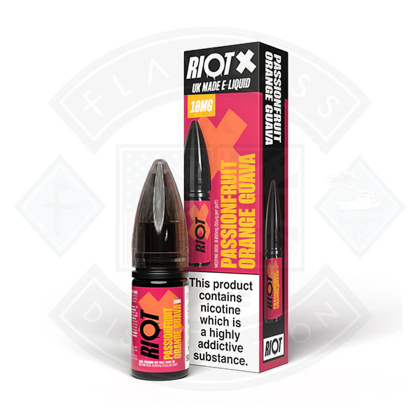Riot X Salt 10ml Passionfruit Orange Guava - Image 2