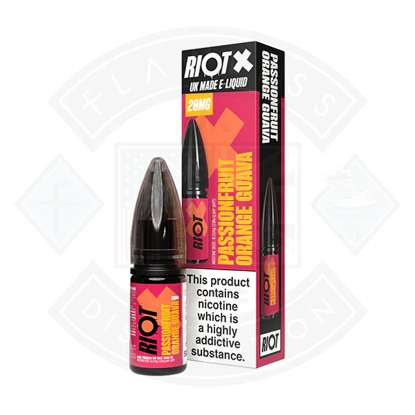 Riot X Salt 10ml Passionfruit Orange Guava - Image 3