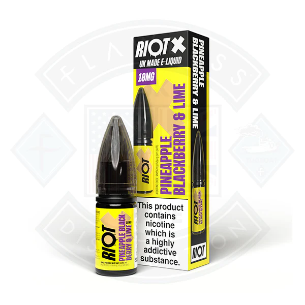 Riot X Salt 10ml Pineapple Black Berry and Lime - Image 2