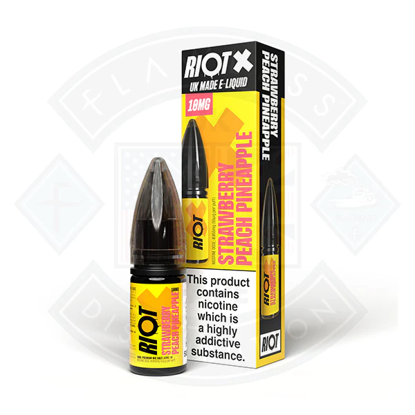 Riot X Salt 10ml Strawberry Peach Pineapple - Image 2
