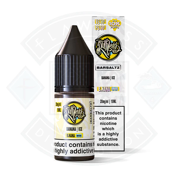 Ruthless Bar Saltz Salt B.nana on Ice 10ml - Image 2