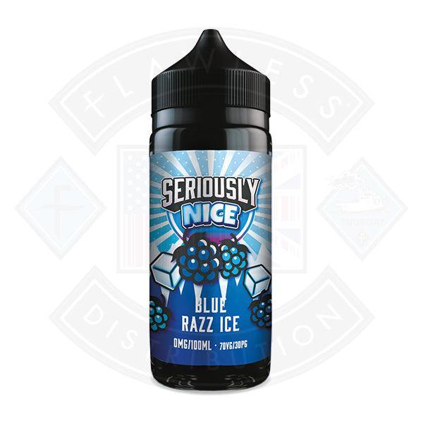 Seriously Nice Blue Razz Ice 0mg 100ml Shortfill