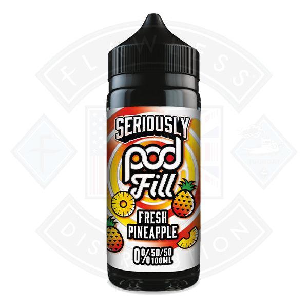 Seriously Pod Fill - Fresh Pineapple 0mg 100ml E-liquid