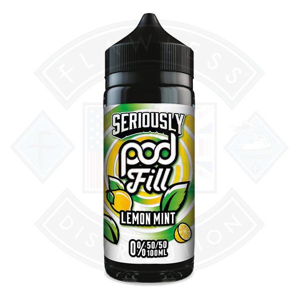 Seriously Pod Fill - Lemon Mint 0mg 100ml E-liquid