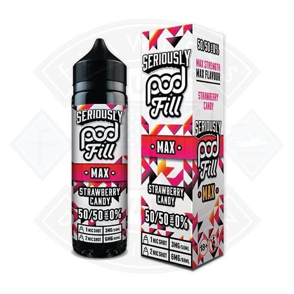 Seriously Pod Fill MAX - Strawberry Candy 40ml 0mg Shortfill E-Liquid