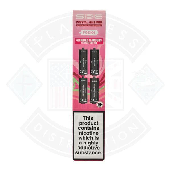 SKE Crystal 4in1 Prefilled Pod 4pcs - Image 3